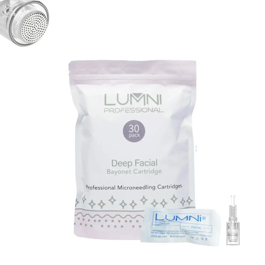 Deep Facial Microneedling Cartridges to use with Lumni Microneedling pen