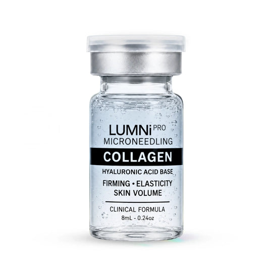 professional microneedling serum with collagen peptides