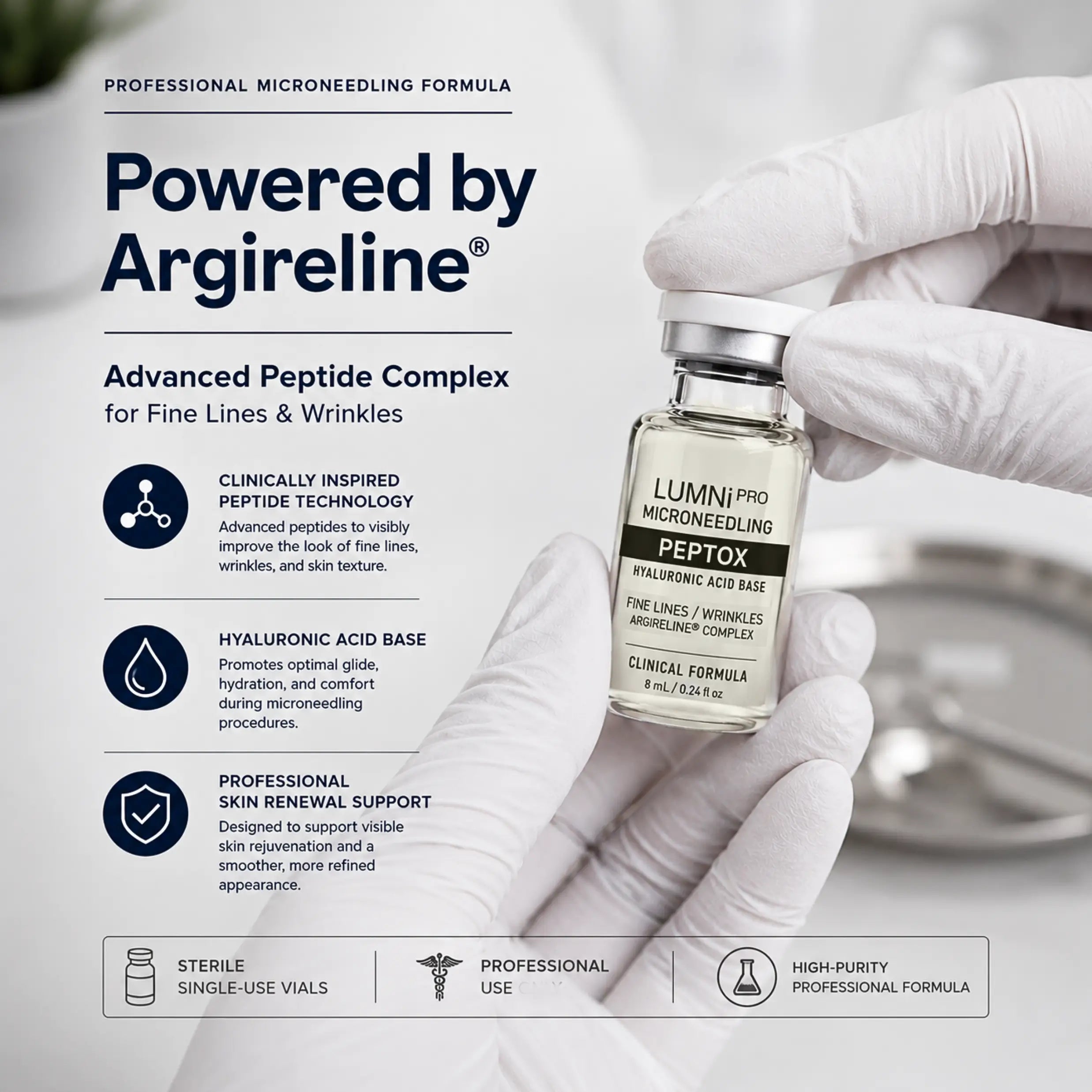 Peptox Microneedling Serum for Expression Lines | Lumni – LUMNi