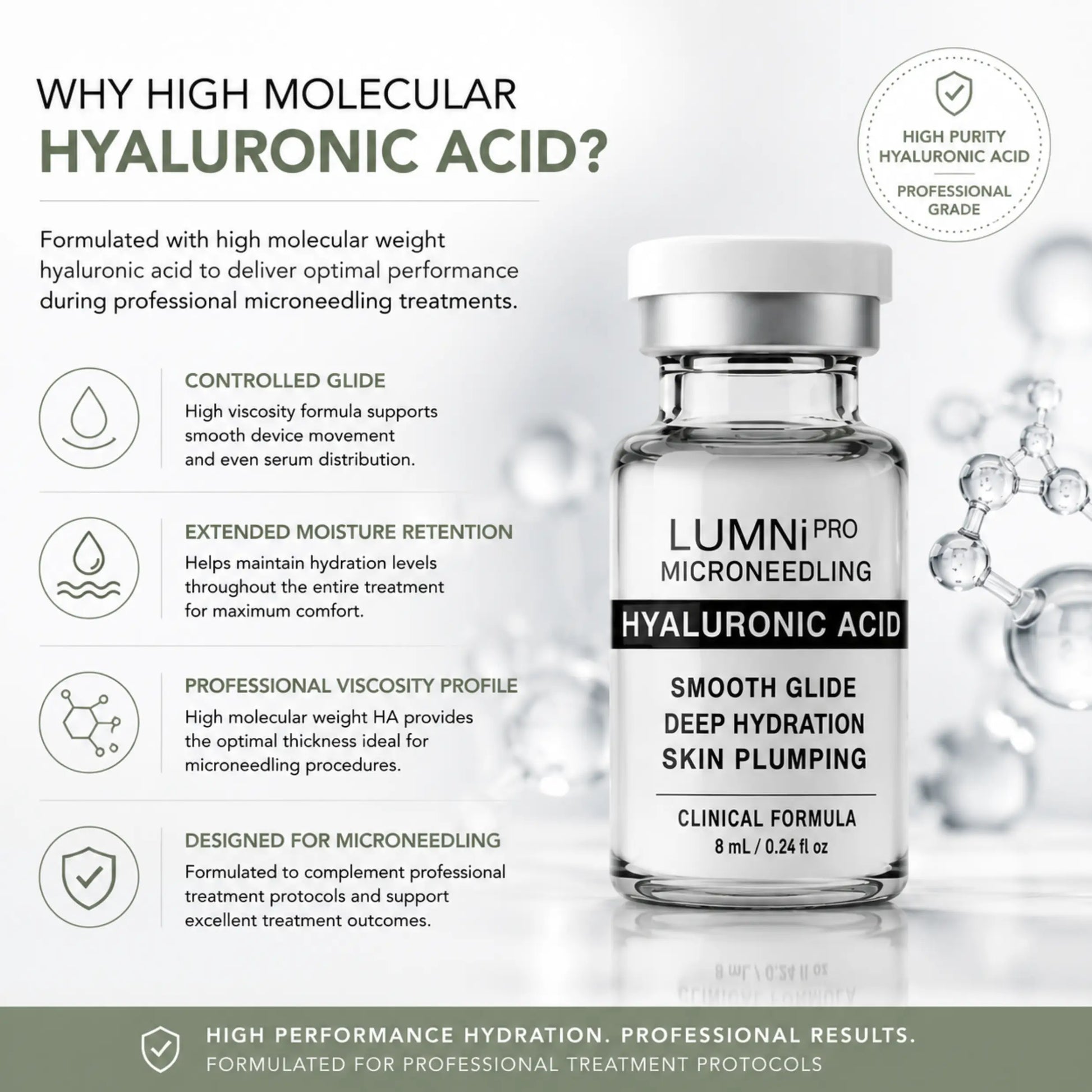 glutathione serum for microneedling with Microneedling Hyaluronic Acid Serum |